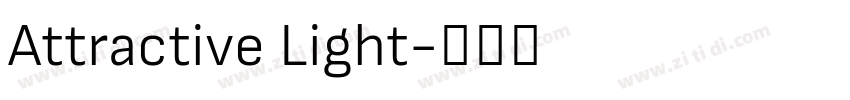 Attractive Light字体转换